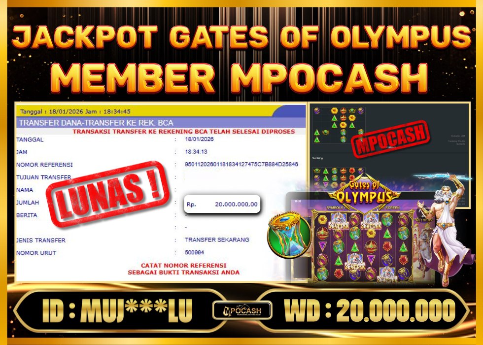 MPOCASH JACKPOT GATES OF OLYMPUS
